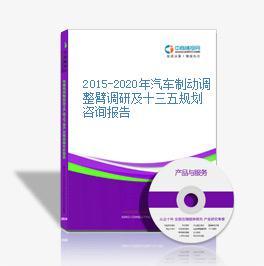 2016-2021年中国汽车制动调整臂行业市场调查与投资前景研究报告